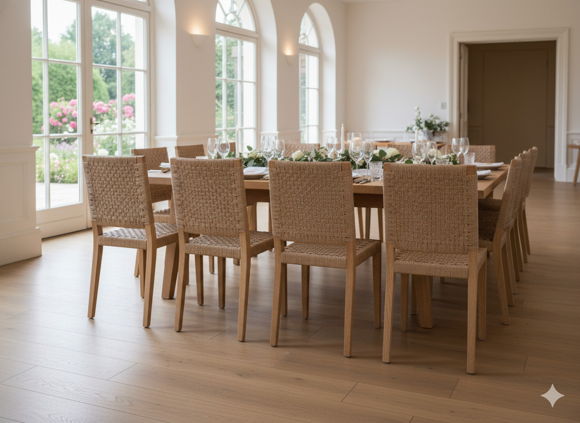 Set of Scandinavian design chairs